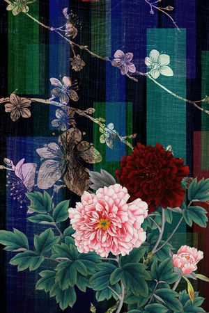 几何印花华亿平台图片