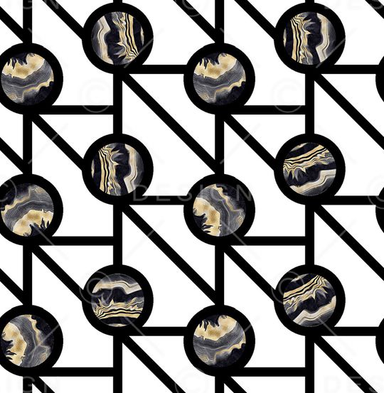 几何印花华亿平台图片