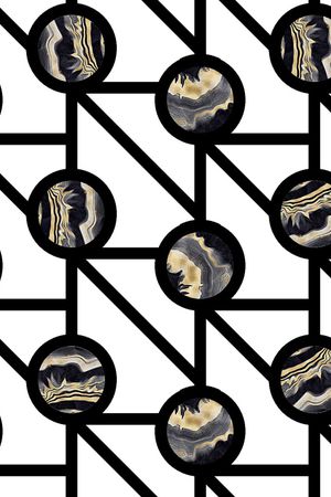 几何印花华亿平台图片