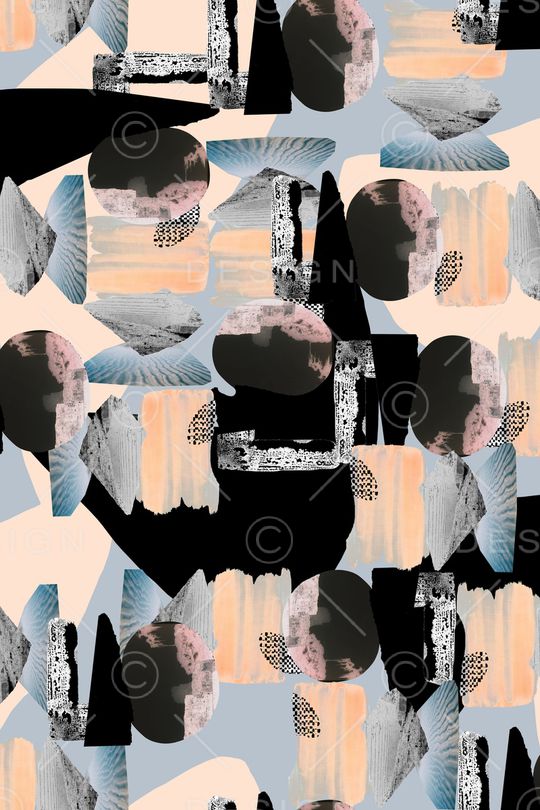 抽象印花华亿平台图片