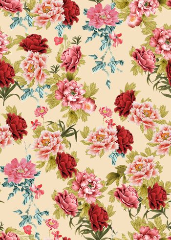 红花印花华亿平台图片