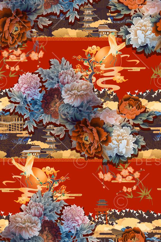 香云纱印花华亿平台图片