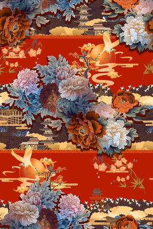 香云纱印花华亿平台图片