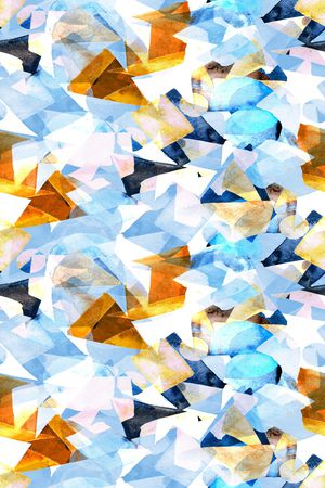 几何印花华亿平台图片