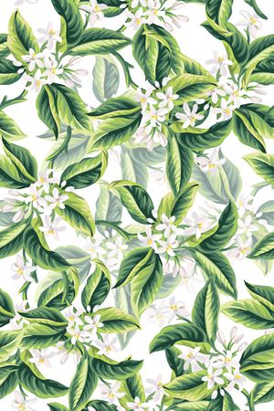 绿植树叶印花华亿平台图片