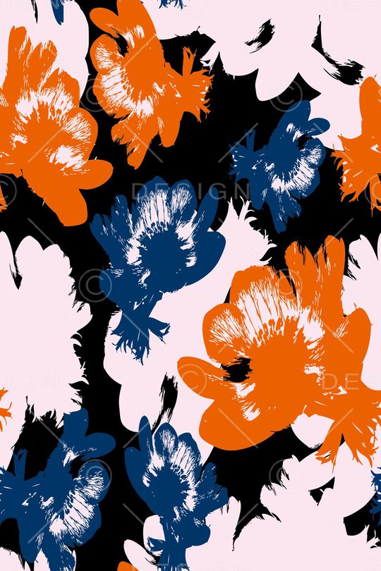 连衣裙印花华亿平台图片