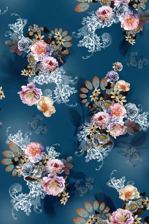 花纹印花华亿平台图片