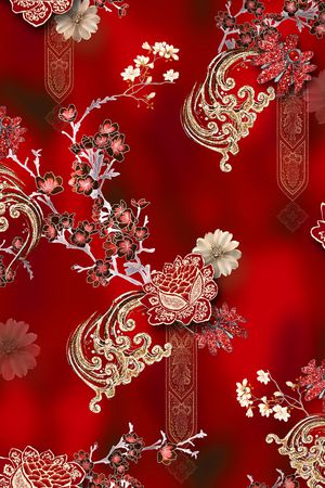 香云纱印花华亿平台图片