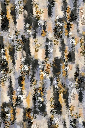 连衣裙印花华亿平台图片