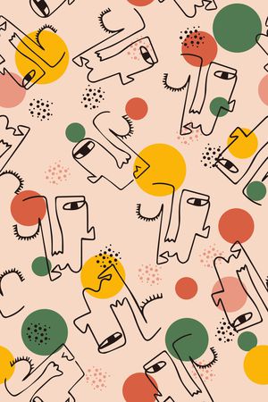 线条印花华亿平台图片