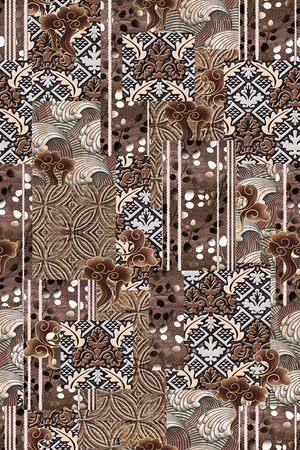 几何印花华亿平台图片