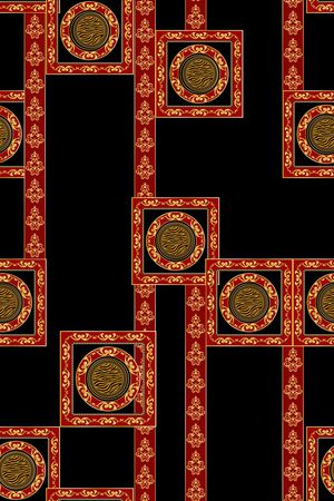 几何印花华亿平台图片