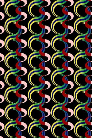 波浪纹印花华亿平台图片