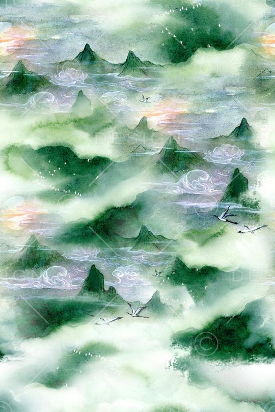 线条印花华亿平台图片