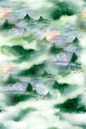 线条印花华亿平台图片