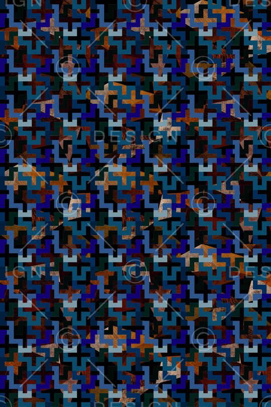 几何印花华亿平台图片