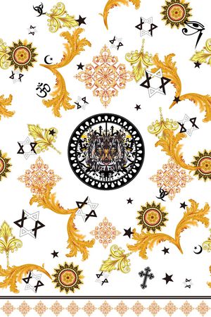 几何印花华亿平台图片