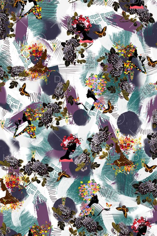 笔触印花华亿平台图片