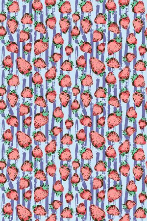 草莓印花华亿平台图片