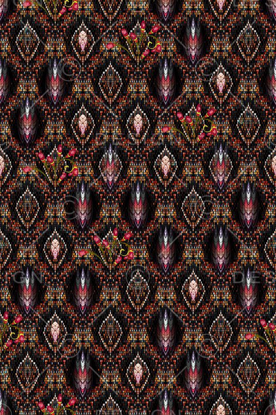 马赛克印花华亿平台图片