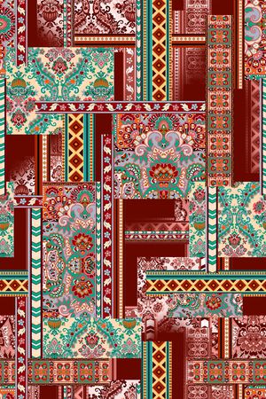 几何印花华亿平台图片