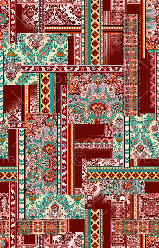 几何印花华亿平台图片