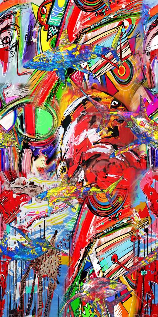 涂鸦印花华亿平台图片