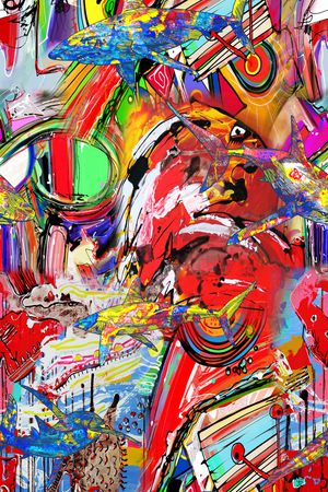 涂鸦印花华亿平台图片