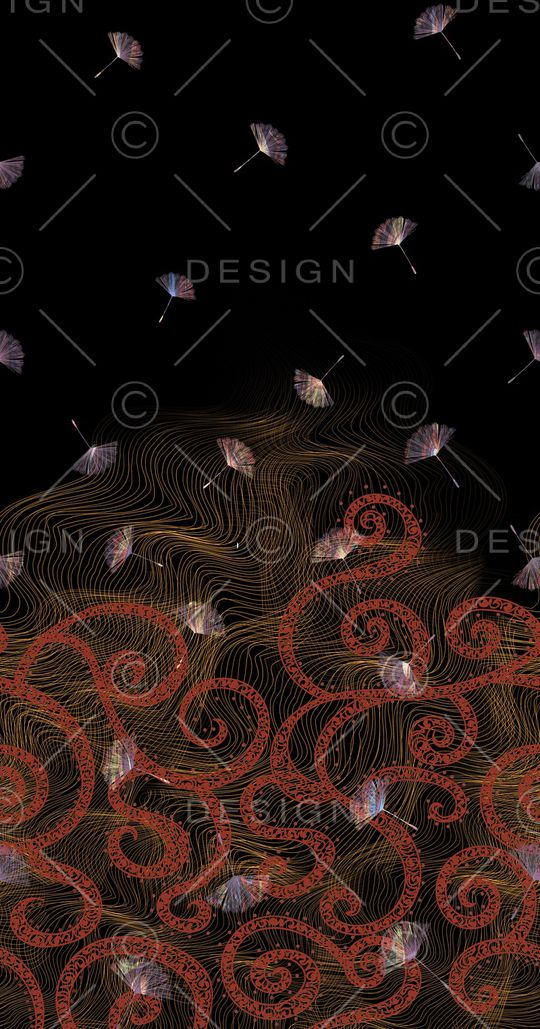 线条印花华亿平台图片