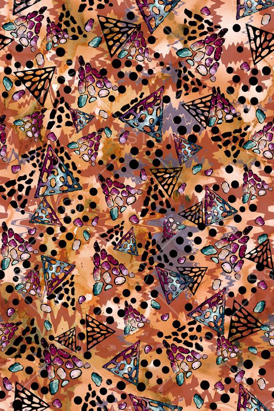 几何印花华亿平台图片