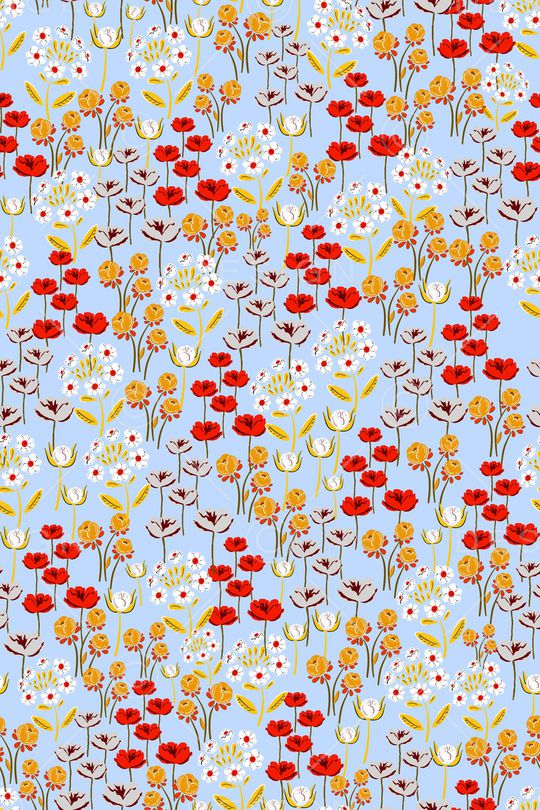 抽象花卉印花华亿平台图片