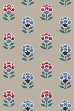 红花印花华亿平台图片