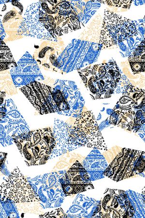 几何印花华亿平台图片