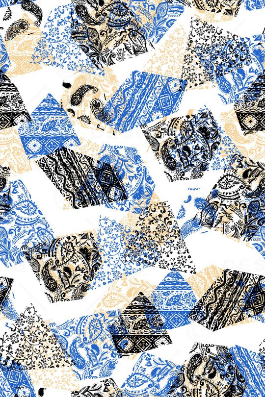 几何印花华亿平台图片