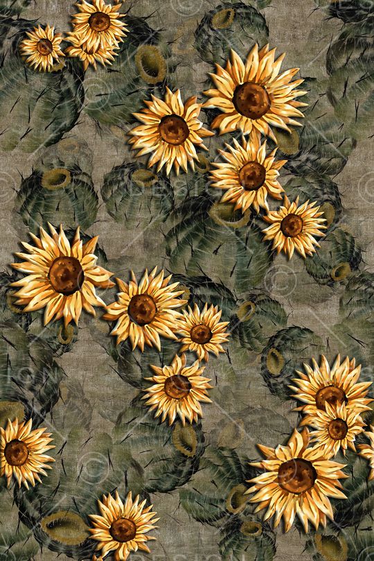 菊花印花华亿平台图片