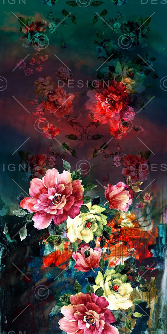 女装定位花印花华亿平台图片