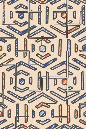 几何印花华亿平台图片