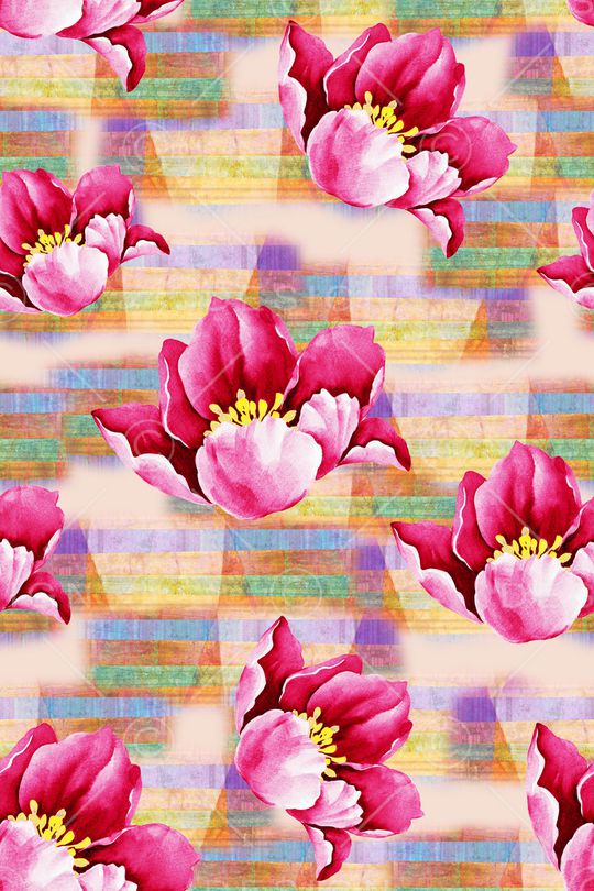 绿植树叶印花华亿平台图片