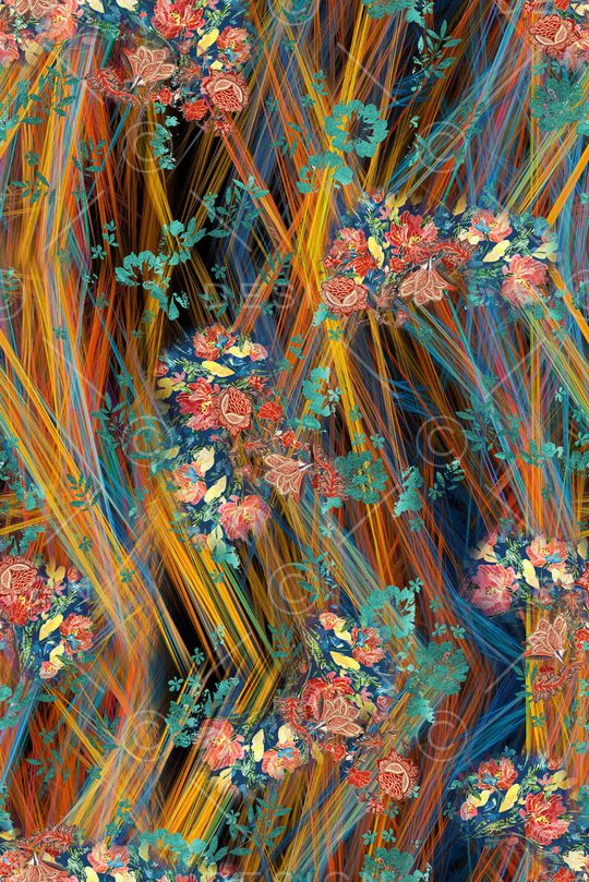 复古印花华亿平台图片