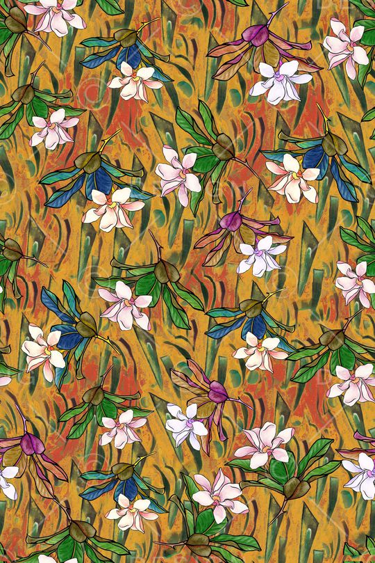 复古印花华亿平台图片