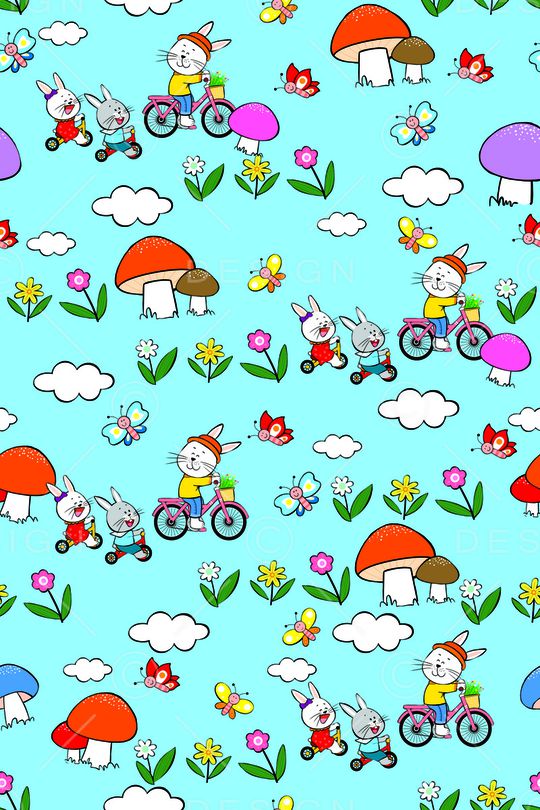 卡通动物印花华亿平台图片