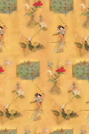 复古印花华亿平台图片