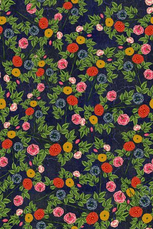 复古印花华亿平台图片