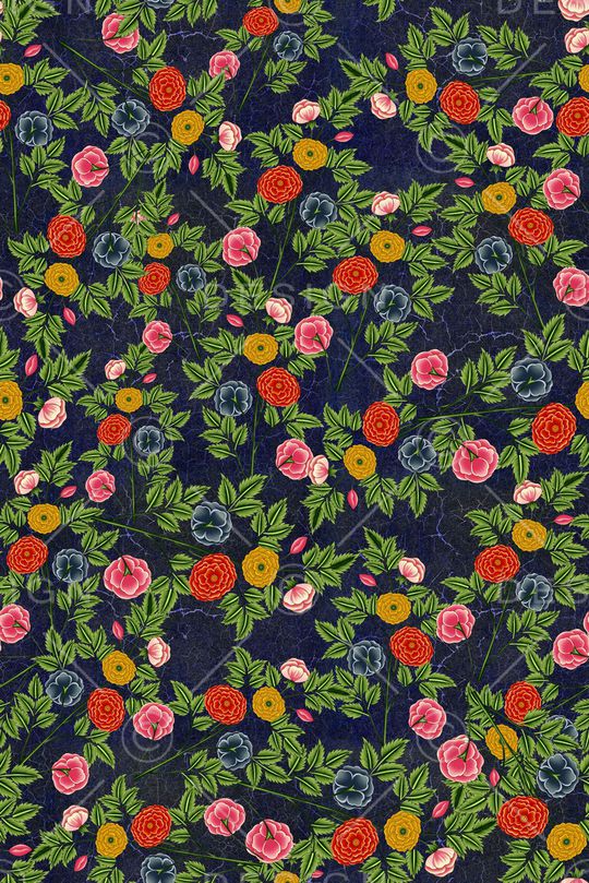 复古印花华亿平台图片