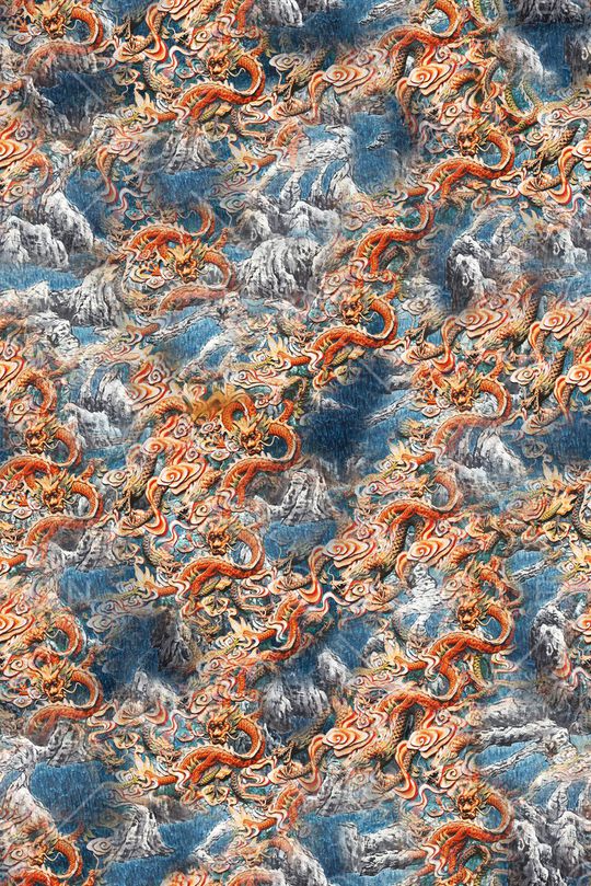 复古印花华亿平台图片