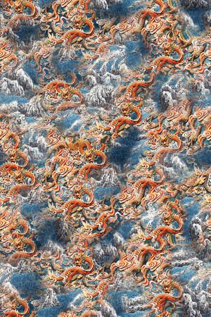 复古印花华亿平台图片