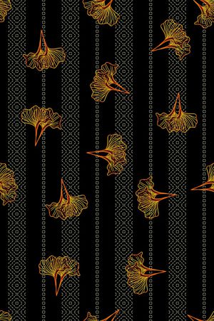 复古印花华亿平台图片