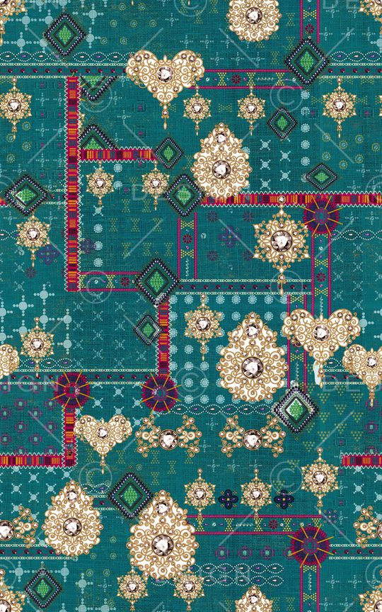 民族风印花华亿平台图片