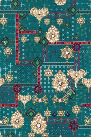 民族风印花华亿平台图片