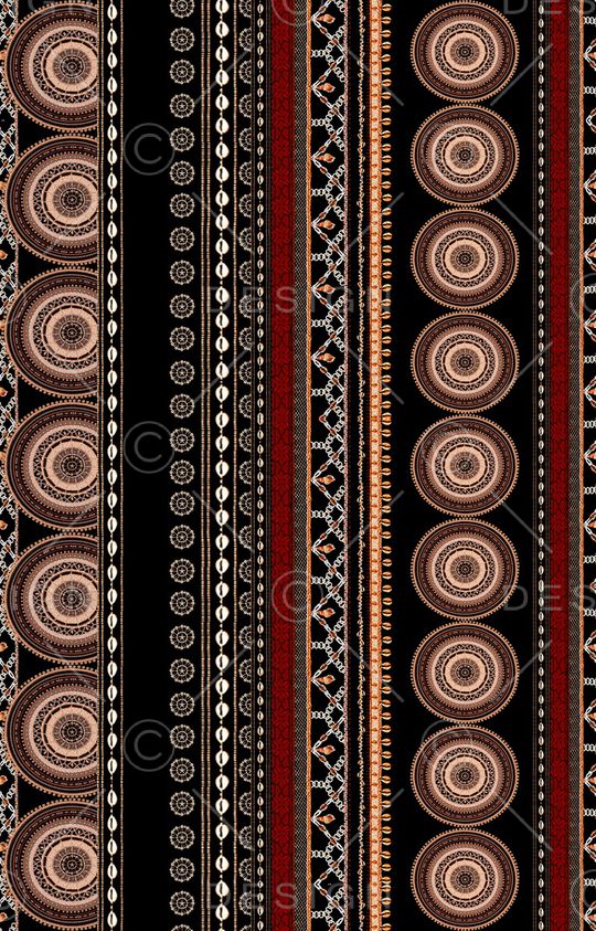 黑底花卉印花华亿平台图片